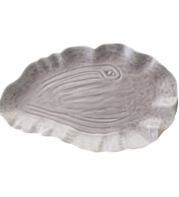 Блюдо сервировочное clams серого цвета из коллекции sea treasures