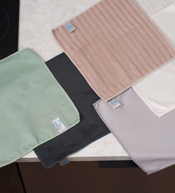 Набор салфеток для комплексной уборки из микрофибры cozy clean, 5 шт.