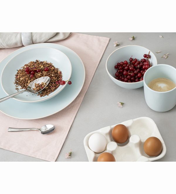 Подставка для яиц simplicity, 18,6х12,4 см, белая