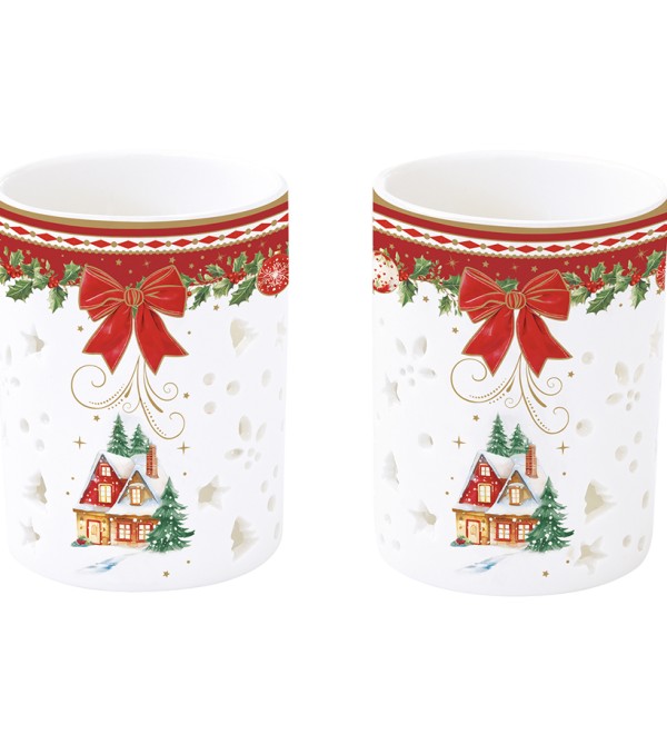 Набор подсвечников christmas heritage, D6,5х9 см, 2 шт.