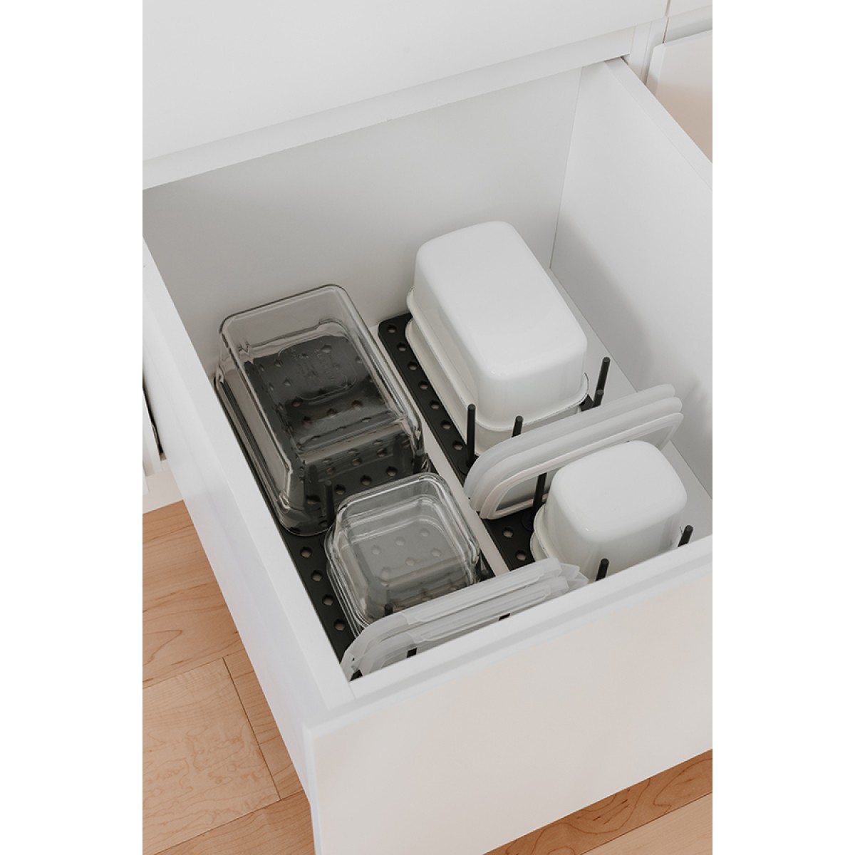 Органайзер для посуды peggy, серый