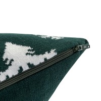 Подушка вязаная с новогодним рисунком Морозный Лес
из коллекции new year essential, 45x45 см