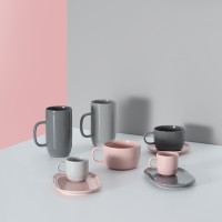 Чашка для латте cafe concept 550 мл темно-серая
