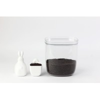 Контейнер с мерной ложкой bella bunny, 3,5 л