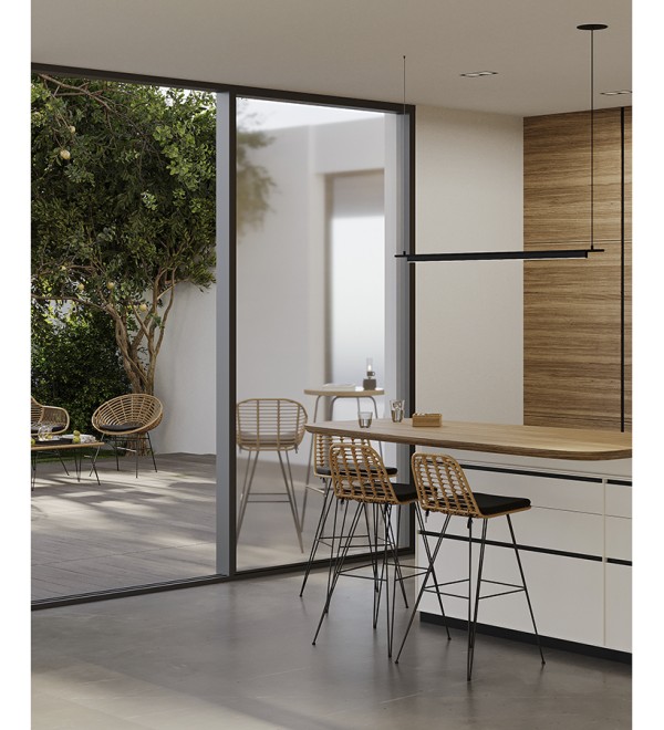 Стул барный vetle flat, ротанг