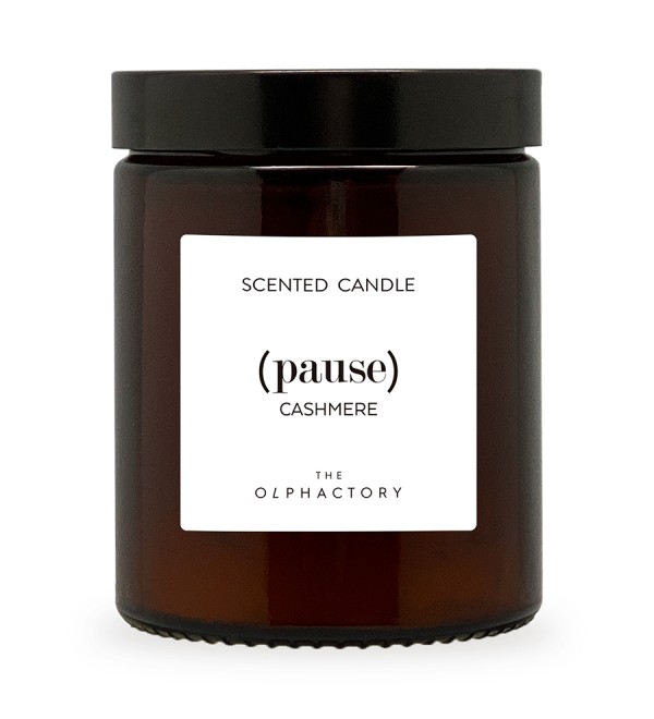 Свеча ароматическая the olphactory, pause, cashmere, 30 ч