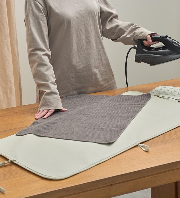 Коврик для глажки складной smart iron, 90х47 см, бежевый