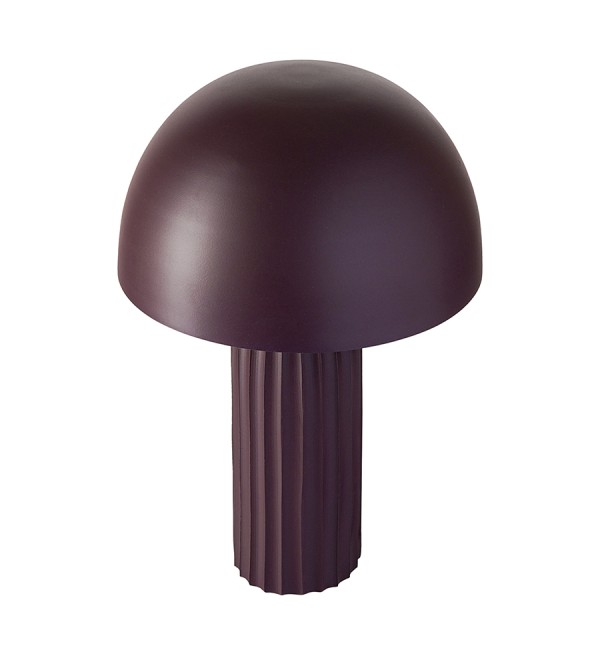Лампа настольная texture sleek, D24х37 см, вишневая