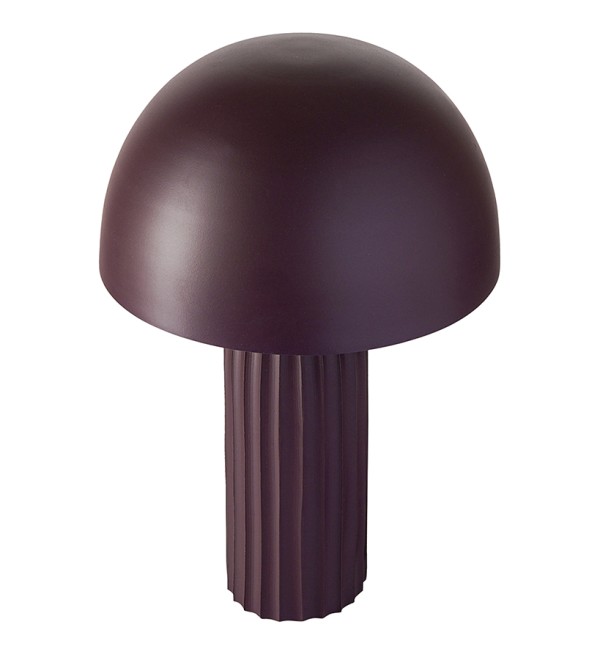 Лампа настольная texture sleek, D24х37 см, вишневая