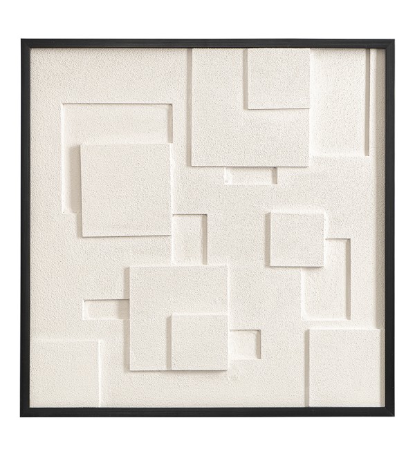 Панно декоративное с эффектом 3d minimalism square, с черной рамой, 60х60 см
