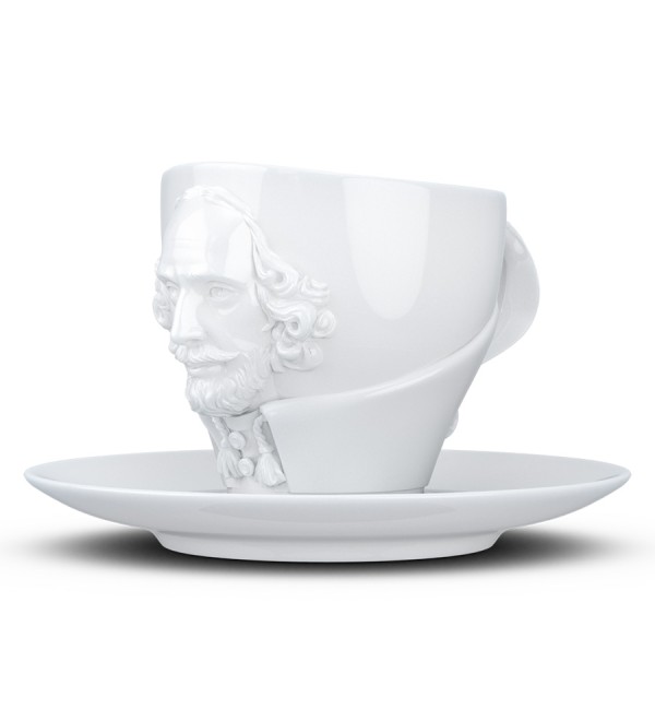 Чайная пара talent, william shakespeare, 260 мл, белая