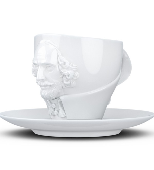 Чайная пара talent, william shakespeare, 260 мл, белая
