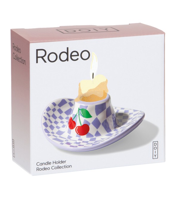 Подсвечник rodeo, cowboy hat, 4 см, лиловый