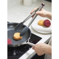 Щипцы кухонные smartchef, 33,5 см, серо-бордовые