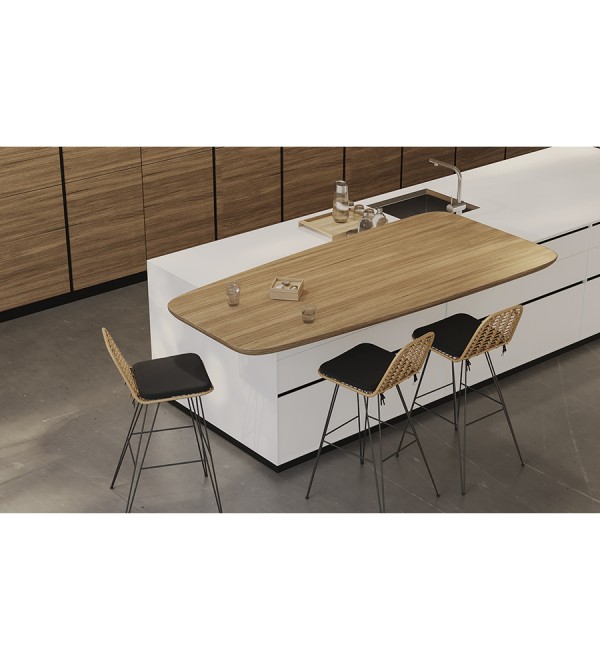 Стул барный vetle flat, ротанг