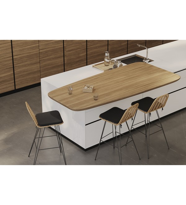 Стул барный vetle flat, ротанг