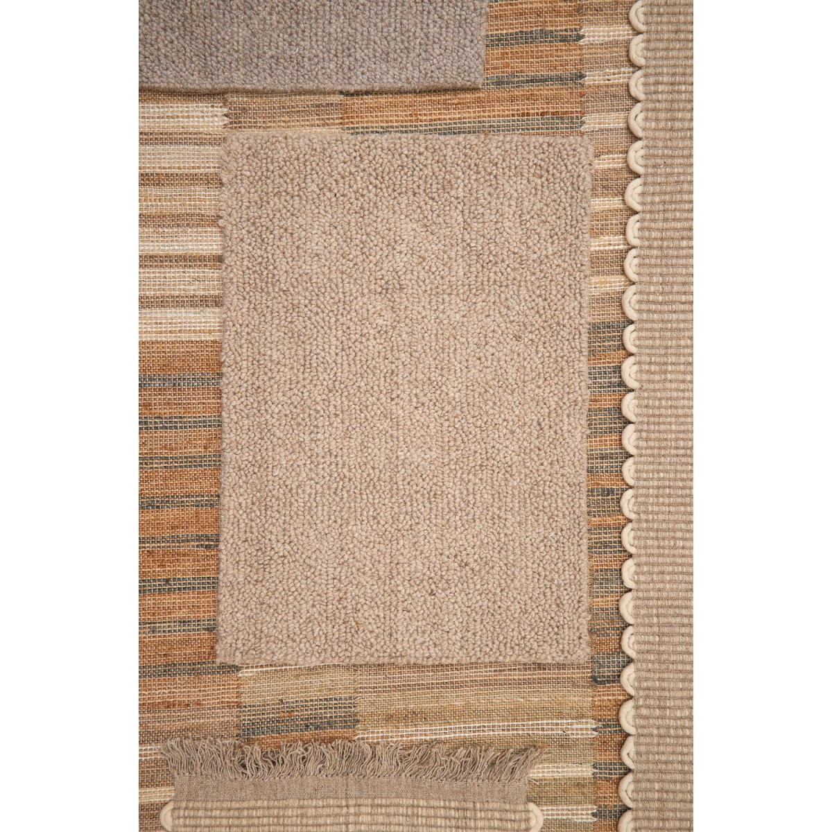 Ковер из шерсти salem бежевого цвета из коллекции ethnic, 60x90 см
