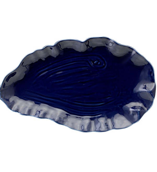 Блюдо сервировочное clams синего цвета из коллекции sea treasures