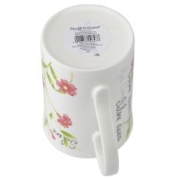 Кружка botanic 300 мл розовая