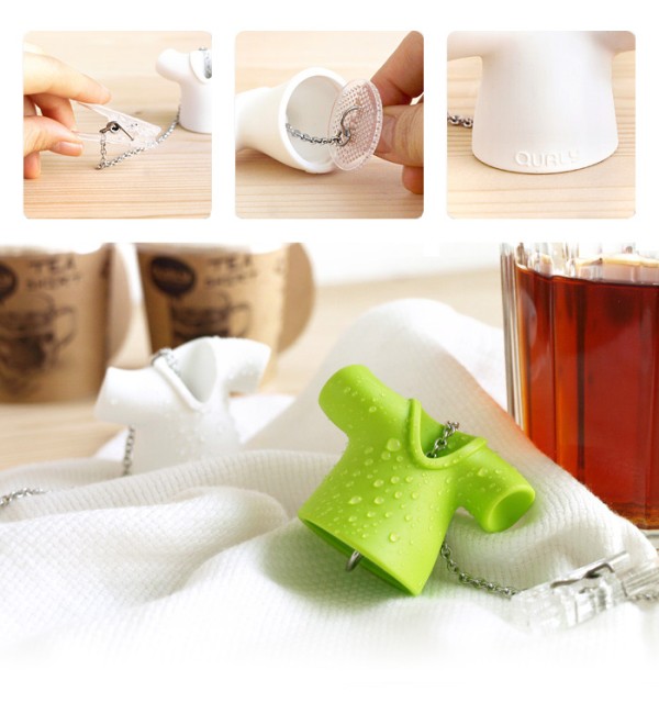 Емкость для заваривания чая tea shirt, красная