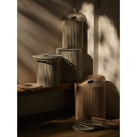 Корзина плетеная dholak grey из коллекции ethnic, размер m