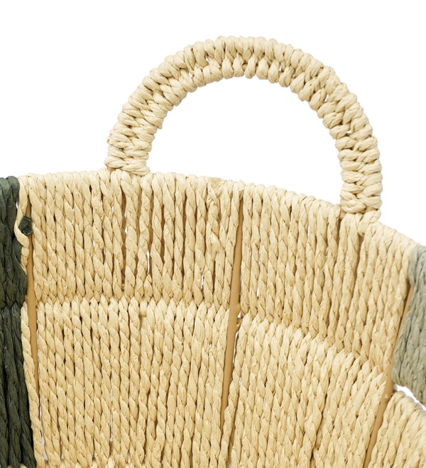 Корзина плетеная овальная bodhran sage из коллекции ethnic, размер l