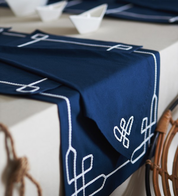 Салфетка сервировочная navy story из коллекции sea treasures, 45х45 см