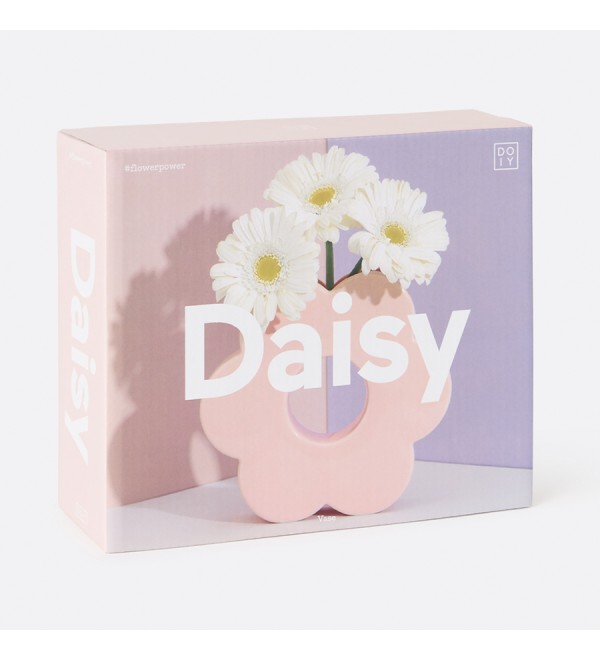 Ваза для цветов daisy, 20 см, розовая