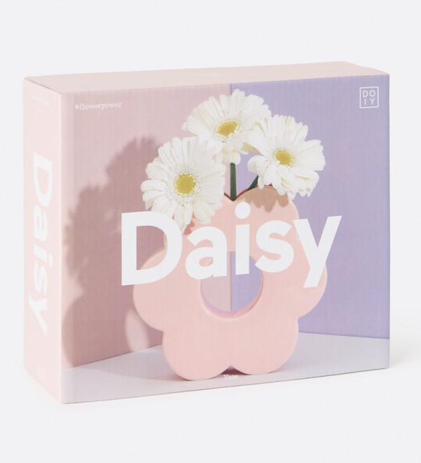 Ваза для цветов daisy, 20 см, розовая