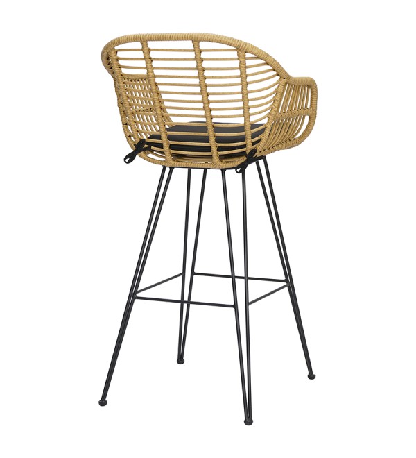 Стул барный vetle bent, ротанг