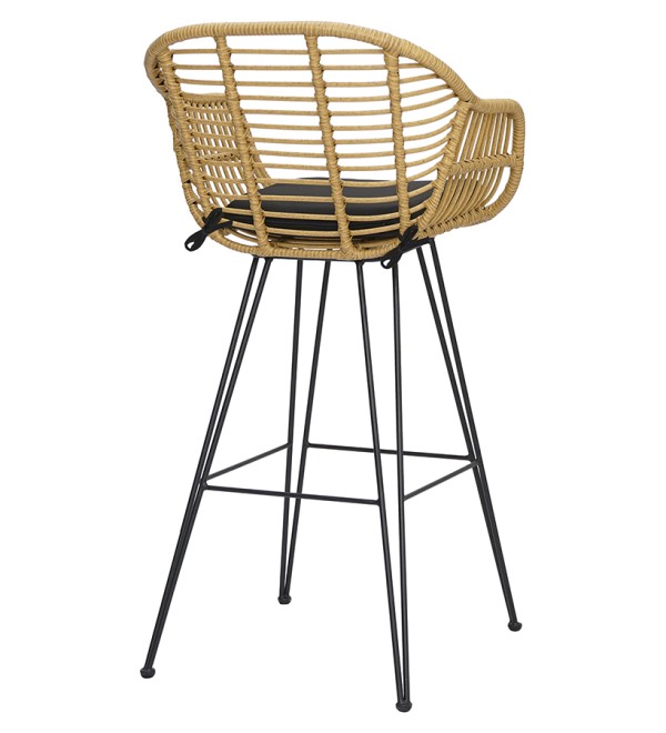 Стул барный vetle bent, ротанг