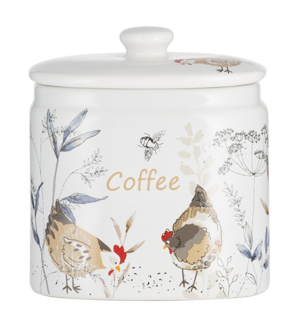 Емкость для хранения кофе country hens 650 мл