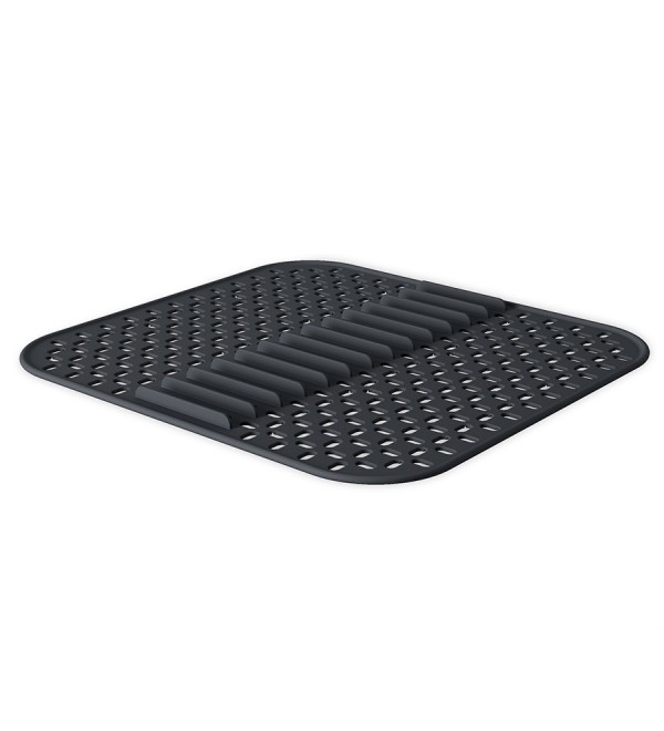 Подложка-сушилка для раковины sling, 27x28,7 см, серая