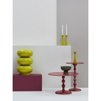 Столик кофейный fluid, D59 см, жженый оранжевый