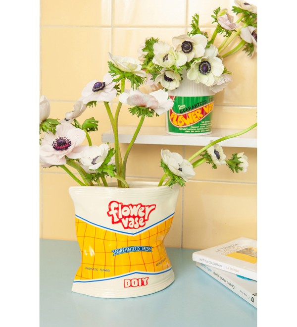 Ваза для цветов corner shop, chips bag, 17 см