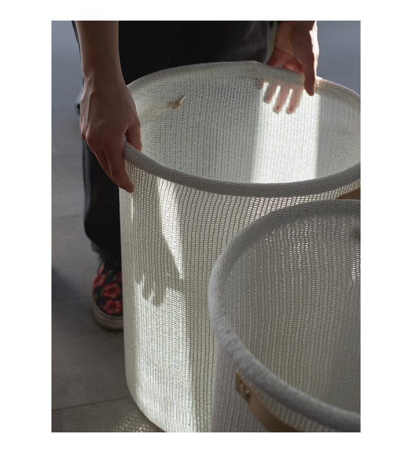 Корзина для хранения sustainable collection, D37х52 см, молочная