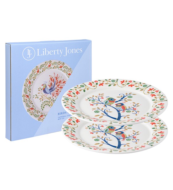 Набор тарелок love birds из коллекции birds of paradise в подарочной упаковке, D28 см, 2 шт.
