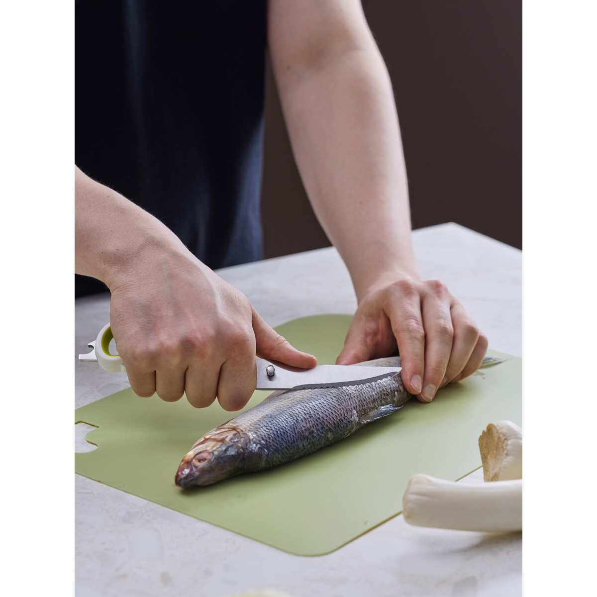 Ножницы кухонные универсальные ergonomy, с магнитным чехлом