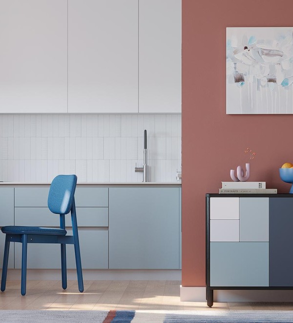Блюдо на ножке vivlend, D25,5 см, сумерки