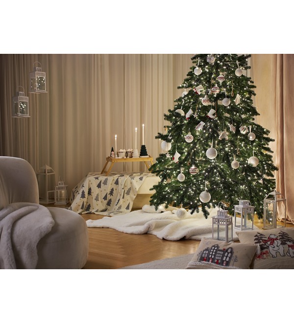 Подушка декоративная festive bears из коллекции new year essential, 45х45 см