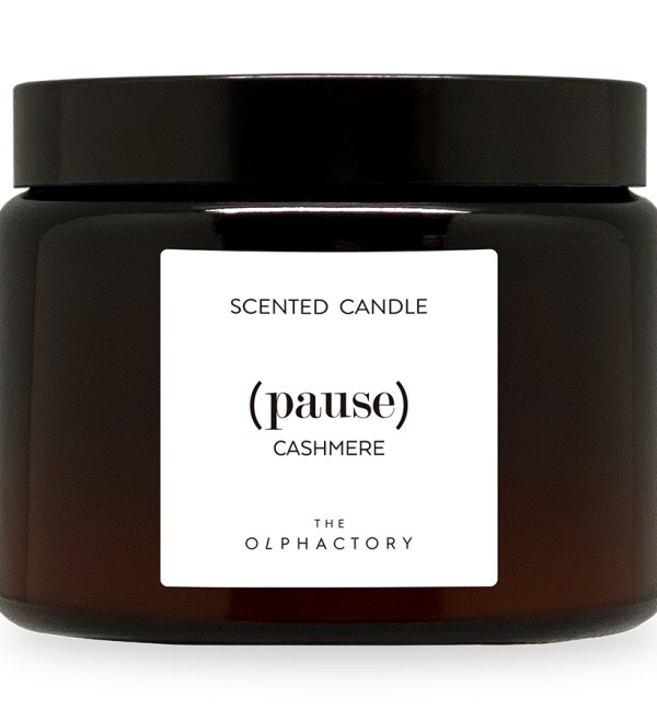Свеча ароматическая the olphactory, pause, cashmere, 60 ч