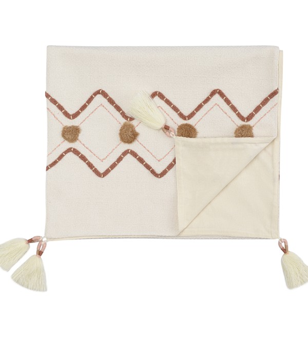 Дорожка на стол с вышивкой geometry из коллекции ethnic, 45х150 см