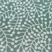 Скатерть из хлопка зеленого цвета с рисунком Спелая смородина, scandinavian touch, 180х180см
