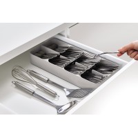 Органайзер для столовых приборов drawerstore large, серый