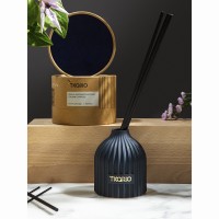 Диффузор ароматический cypress, jasmine & patchouli из коллекции edge, 200 мл, тёмно-синий