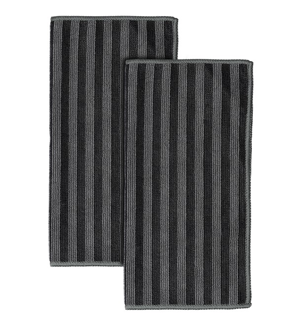 Набор салфеток двухсторонних для сильных загрязнений cozy clean, 30х30 см, темно-серые, 2 шт.