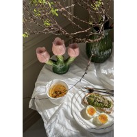 Подсвечник floret для трех свечей из коллекции blossom, 20 см