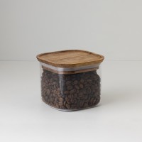 Банка для хранения квадратная glass acacia, 600 мл