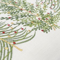 Подушка декоративная с вышивкой christmas tree из коллекции new year essential, 30х45 см