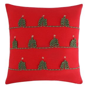 Чехол на подушку christmas forest из коллекции new year essential, 45х45 см